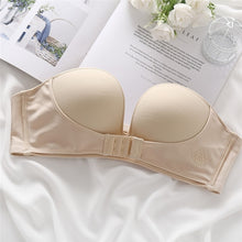 Charger l&#39;image dans la galerie, Front Closure Sexy Push Up Bra Women Invisible Bras Underwear Lingerie for Female Brassiere Strapless Seamless Bralette ABC Cup