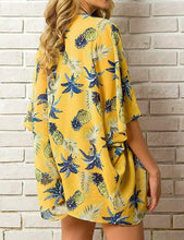 Load image into Gallery viewer, 13 Colors Hot Summer Women Floral Kimono Swim Cover-Ups Female Beach Boho Cardigan Bathing Tops Beach Bikini Cover Up Outfits