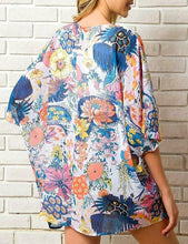 Load image into Gallery viewer, 13 Colors Hot Summer Women Floral Kimono Swim Cover-Ups Female Beach Boho Cardigan Bathing Tops Beach Bikini Cover Up Outfits