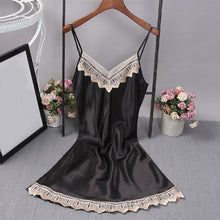 Cargar imagen en el visor de la galería, Moda Mujer verano Mini Kimono bata señora rayón bata de baño Yukata camisón ropa de dormir camisón Pijama Mujer talla M-XL