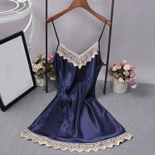 Cargar imagen en el visor de la galería, Moda Mujer verano Mini Kimono bata señora rayón bata de baño Yukata camisón ropa de dormir camisón Pijama Mujer talla M-XL