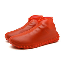 Charger l&#39;image dans la galerie, Overschoenen Reusable Shoe Covers Dustproof Rain Cover Winter Step In Shoe Waterproof Silicone Shoe Covers