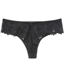 Charger l&#39;image dans la galerie, TERMEZY Women Sexy Lace Lingerie Temptation Low-waist Panties Embroidery Thong Transparent Hollow out Underwear Female G String