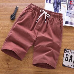Pantalones cortos de verano 2020 para hombre, pantalones cortos holgados informales, pantalones cortos deportivos, pantalones cortos informales rectos de punto sueltos, pantalones cortos de algodón, novedad 4XL