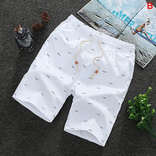 Cargar imagen en el visor de la galería, Pantalones cortos de verano 2020 para hombre, pantalones cortos holgados informales, pantalones cortos deportivos, pantalones cortos informales rectos de punto sueltos, pantalones cortos de algodón, novedad 4XL