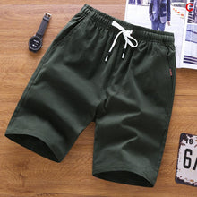 Cargar imagen en el visor de la galería, Pantalones cortos de verano 2020 para hombre, pantalones cortos holgados informales, pantalones cortos deportivos, pantalones cortos informales rectos de punto sueltos, pantalones cortos de algodón, novedad 4XL