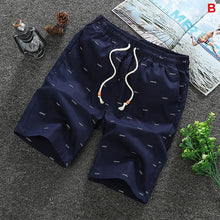 Cargar imagen en el visor de la galería, Pantalones cortos de verano 2020 para hombre, pantalones cortos holgados informales, pantalones cortos deportivos, pantalones cortos informales rectos de punto sueltos, pantalones cortos de algodón, novedad 4XL