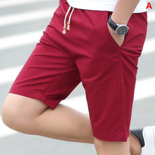 Cargar imagen en el visor de la galería, Pantalones cortos de verano 2020 para hombre, pantalones cortos holgados informales, pantalones cortos deportivos, pantalones cortos informales rectos de punto sueltos, pantalones cortos de algodón, novedad 4XL