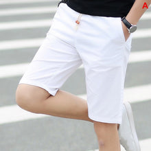 Cargar imagen en el visor de la galería, Pantalones cortos de verano 2020 para hombre, pantalones cortos holgados informales, pantalones cortos deportivos, pantalones cortos informales rectos de punto sueltos, pantalones cortos de algodón, novedad 4XL