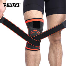 Cargar imagen en el visor de la galería, AOLIKES, 1 Uds., 2020, rodillera protectora profesional, rodillera deportiva, vendaje transpirable, rodillera, baloncesto, tenis, ciclismo