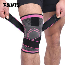 Cargar imagen en el visor de la galería, AOLIKES, 1 Uds., 2020, rodillera protectora profesional, rodillera deportiva, vendaje transpirable, rodillera, baloncesto, tenis, ciclismo