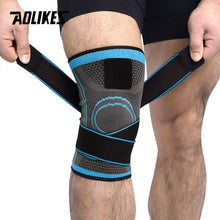 Cargar imagen en el visor de la galería, AOLIKES, 1 Uds., 2020, rodillera protectora profesional, rodillera deportiva, vendaje transpirable, rodillera, baloncesto, tenis, ciclismo