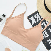Charger l&#39;image dans la galerie, Women Sexy Crop Tops Bra Tube Top Female Streetwear Sleeveless Seamless Sports Bra Crop Camis Top Tee Bandeau Top Basic Tank