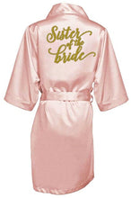Load image into Gallery viewer, sexy Burgundy robe bride kimono satin robe women Bathrobe wedding robe sister mother of the bride groom bridesmaid robes