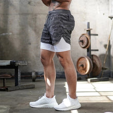Load image into Gallery viewer, 2020 Summer Running Shorts Men 2 in 1 Sports Jogging Fitness Shorts Training Quick Dry Mens Gym Men Shorts Sport gym Short Pants