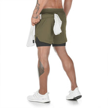 Load image into Gallery viewer, 2020 Summer Running Shorts Men 2 in 1 Sports Jogging Fitness Shorts Training Quick Dry Mens Gym Men Shorts Sport gym Short Pants