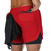 Load image into Gallery viewer, 2020 Summer Running Shorts Men 2 in 1 Sports Jogging Fitness Shorts Training Quick Dry Mens Gym Men Shorts Sport gym Short Pants