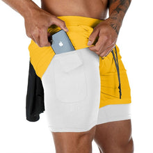 Load image into Gallery viewer, 2020 Summer Running Shorts Men 2 in 1 Sports Jogging Fitness Shorts Training Quick Dry Mens Gym Men Shorts Sport gym Short Pants