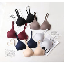 Charger l&#39;image dans la galerie, Seamless Bras for Women Push Up Bras No Wire Brassiere A B Cup Underwear Sexy Bra Three Quarters(3/4 Cup)  Lingerie