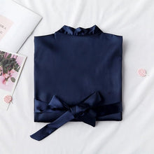Load image into Gallery viewer, Wedding Bride Bridesmaid Robe Dressing Gown Sexy Women Bathrobe Nightgown Short Sleepwear Casual Flower Kimono Geisha M L XL