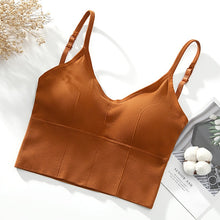 Load image into Gallery viewer, U-shaped Back Bra Tube Top Women Crop Top Daisy Pattern Sexy Lingerie Bra Sports Fashion Street Top
