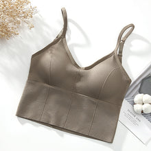 Load image into Gallery viewer, U-shaped Back Bra Tube Top Women Crop Top Daisy Pattern Sexy Lingerie Bra Sports Fashion Street Top