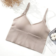 Load image into Gallery viewer, U-shaped Back Bra Tube Top Women Crop Top Daisy Pattern Sexy Lingerie Bra Sports Fashion Street Top