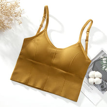 Load image into Gallery viewer, U-shaped Back Bra Tube Top Women Crop Top Daisy Pattern Sexy Lingerie Bra Sports Fashion Street Top