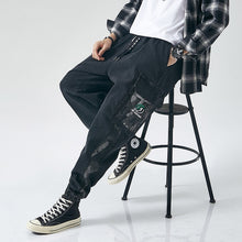 Charger l&#39;image dans la galerie, Plus Size Jeans Men Loose Joggers Streetwear Harem Jeans Cargo Pants Ankle-Length Denim Trousers