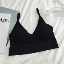 Charger l&#39;image dans la galerie, Women Sexy Crop Tops Bra Tube Top Female Streetwear Sleeveless Seamless Sports Bra Crop Camis Top Tee Bandeau Top Basic Tank