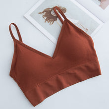 Charger l&#39;image dans la galerie, Women Sexy Crop Tops Bra Tube Top Female Streetwear Sleeveless Seamless Sports Bra Crop Camis Top Tee Bandeau Top Basic Tank