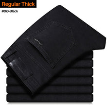 Charger l&#39;image dans la galerie, 2020 New Men&#39;s Jeans Classic Style Business Casual Advanced Stretch Regular Fit Denim Trousers Grey Blue Pants Male