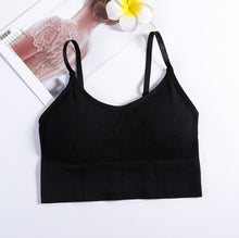 Charger l&#39;image dans la galerie, Women Sexy Crop Tops Bra Tube Top Female Streetwear Sleeveless Seamless Sports Bra Crop Camis Top Tee Bandeau Top Basic Tank