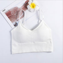 Charger l&#39;image dans la galerie, Women Sexy Crop Tops Bra Tube Top Female Streetwear Sleeveless Seamless Sports Bra Crop Camis Top Tee Bandeau Top Basic Tank