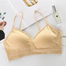 Charger l&#39;image dans la galerie, Women Sexy Crop Tops Bra Tube Top Female Streetwear Sleeveless Seamless Sports Bra Crop Camis Top Tee Bandeau Top Basic Tank