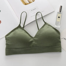 Charger l&#39;image dans la galerie, Women Sexy Crop Tops Bra Tube Top Female Streetwear Sleeveless Seamless Sports Bra Crop Camis Top Tee Bandeau Top Basic Tank