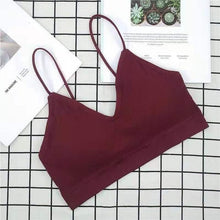 Charger l&#39;image dans la galerie, Women Sexy Crop Tops Bra Tube Top Female Streetwear Sleeveless Seamless Sports Bra Crop Camis Top Tee Bandeau Top Basic Tank