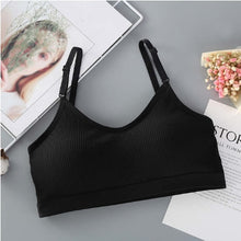 Charger l&#39;image dans la galerie, Women Sexy Crop Tops Bra Tube Top Female Streetwear Sleeveless Seamless Sports Bra Crop Camis Top Tee Bandeau Top Basic Tank