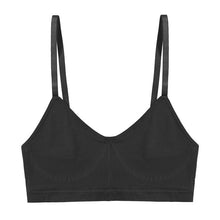 Charger l&#39;image dans la galerie, FINETOO Seamless Women Top Panties Set Cotton Tops Low Waist G-String Underwear Set Soft Active Wear Lingerie Fitness Crop Top