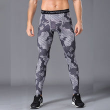 Charger l&#39;image dans la galerie, Running Compression Pants Camouflage Men Leggings Tights Basketball Yoga Gym Training Fitness Sports Wear Jogging Soccer Trouser