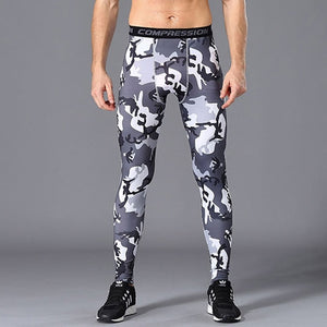 Running Compression Pants Camouflage Men Leggings Tights Basketball Yoga Gym Training Fitness Sports Wear Jogging Soccer Trouser