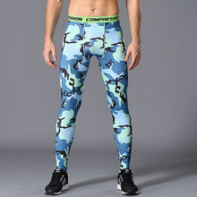 Charger l&#39;image dans la galerie, Running Compression Pants Camouflage Men Leggings Tights Basketball Yoga Gym Training Fitness Sports Wear Jogging Soccer Trouser