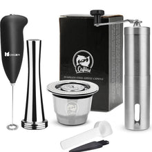 Charger l&#39;image dans la galerie, ICafilasFor Nespresso Reutilisable Inox 2 In 1 Usage  Refillable Capsule Crema Espresso Reusable Refillable Nespresso