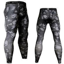 Charger l&#39;image dans la galerie, Thermal Pants Leggings Tights Compression MMA Tactics Long Johns Underwear Solid Color Quick-drying Track Suit Men Sportswear