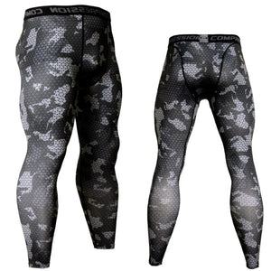 Thermal Pants Leggings Tights Compression MMA Tactics Long Johns Underwear Solid Color Quick-drying Track Suit Men Sportswear