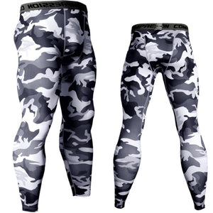 Thermal Pants Leggings Tights Compression MMA Tactics Long Johns Underwear Solid Color Quick-drying Track Suit Men Sportswear