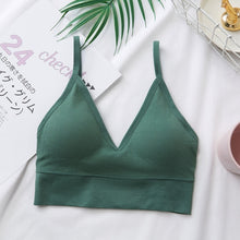 Load image into Gallery viewer, Women Sexy Crop Tops Tube Top Female Streetwear Sleeveless Camis Seamless Sports Lingerie Tee Bra Crop Top Bandeau Top Tank