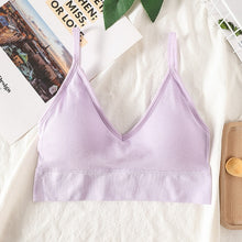 Load image into Gallery viewer, Women Sexy Crop Tops Tube Top Female Streetwear Sleeveless Camis Seamless Sports Lingerie Tee Bra Crop Top Bandeau Top Tank