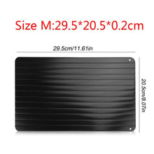 Load image into Gallery viewer, Meijuner Fast Defrosting Tray Thaw Frozen Food Meat Fruit Quick Defrosting Plate Board Defrost Kitchen Gadget Tool