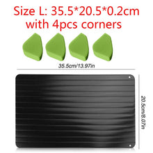 Load image into Gallery viewer, Meijuner Fast Defrosting Tray Thaw Frozen Food Meat Fruit Quick Defrosting Plate Board Defrost Kitchen Gadget Tool